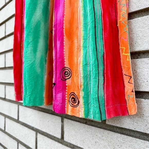 Jams World Sleeveless Scoop Neck Midi Dress Vintage Hawaii - Picture 7 of 12